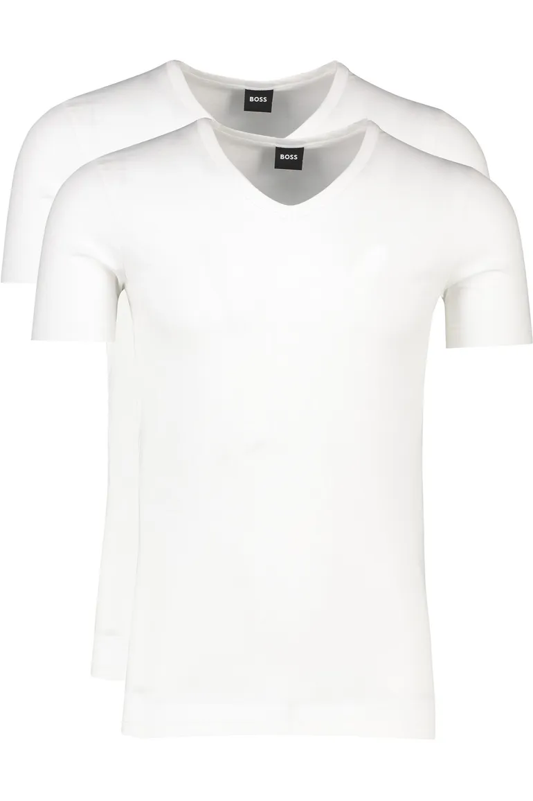 Boss TShirtVN t-shirt wit katoen modern fit 2-pack
