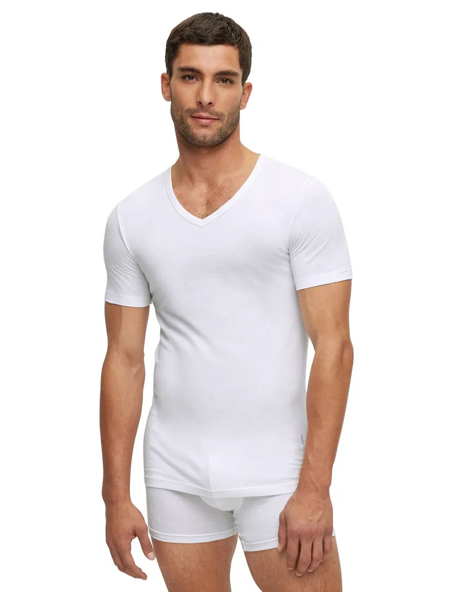 Boss TShirtVN t-shirt wit katoen modern fit 2-pack