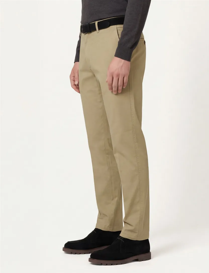 M.E.N.S. Madison U broek khaki chino katoen