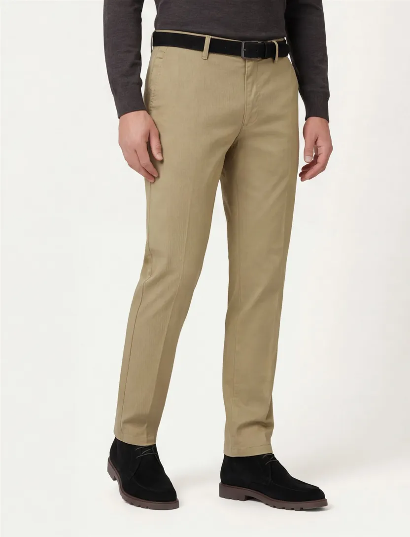 M.E.N.S. Madison U broek khaki chino katoen