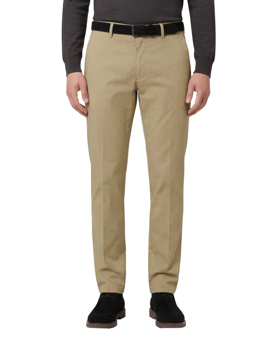 M.E.N.S. Madison U broek khaki chino katoen