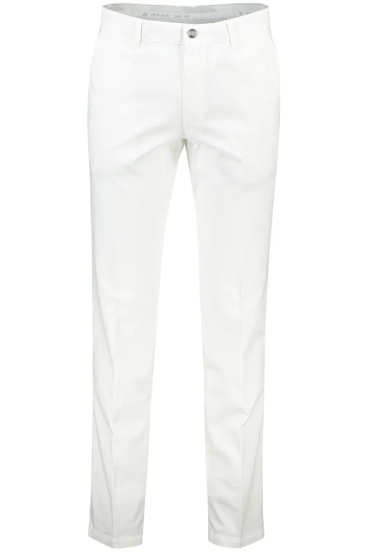 M.E.N.S. witte katoenen chino madison u