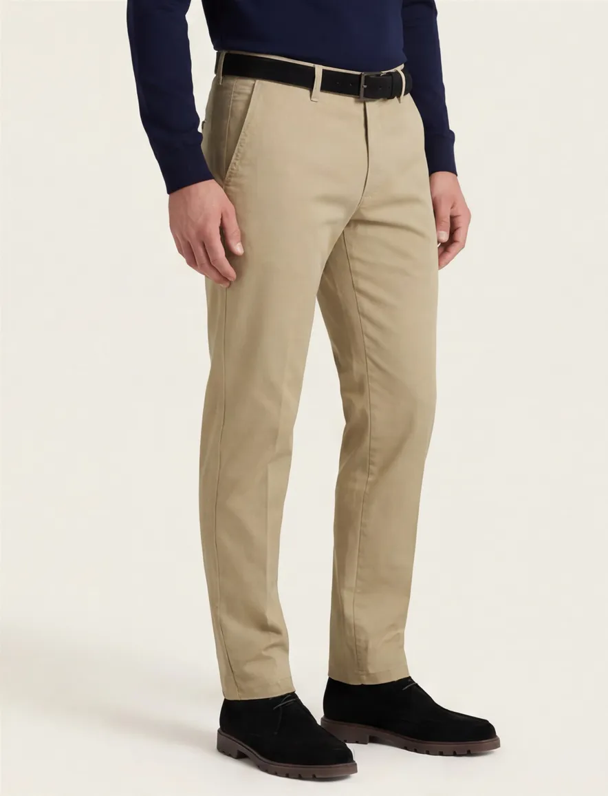 katoenen M.E.N.S. Madison broek khaki