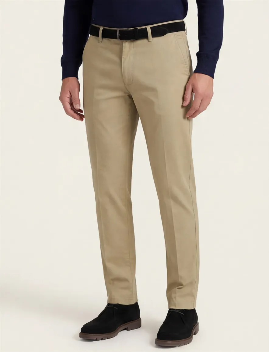 katoenen M.E.N.S. Madison broek khaki