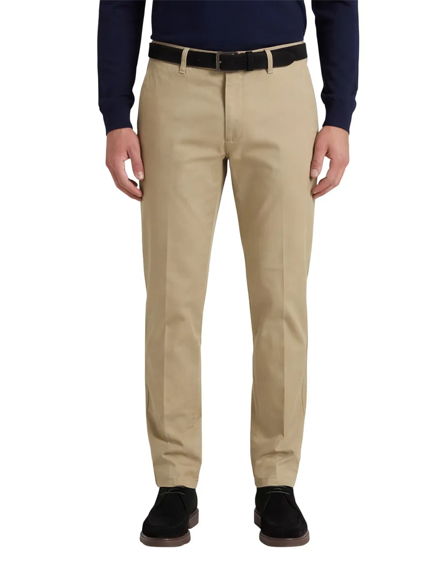 katoenen M.E.N.S. Madison broek khaki