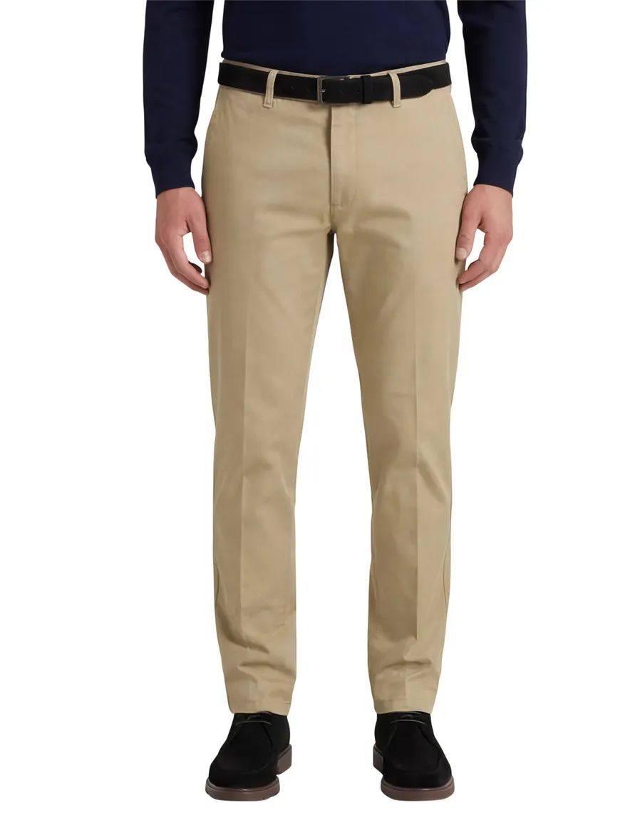 katoenen M.E.N.S. Madison broek khaki