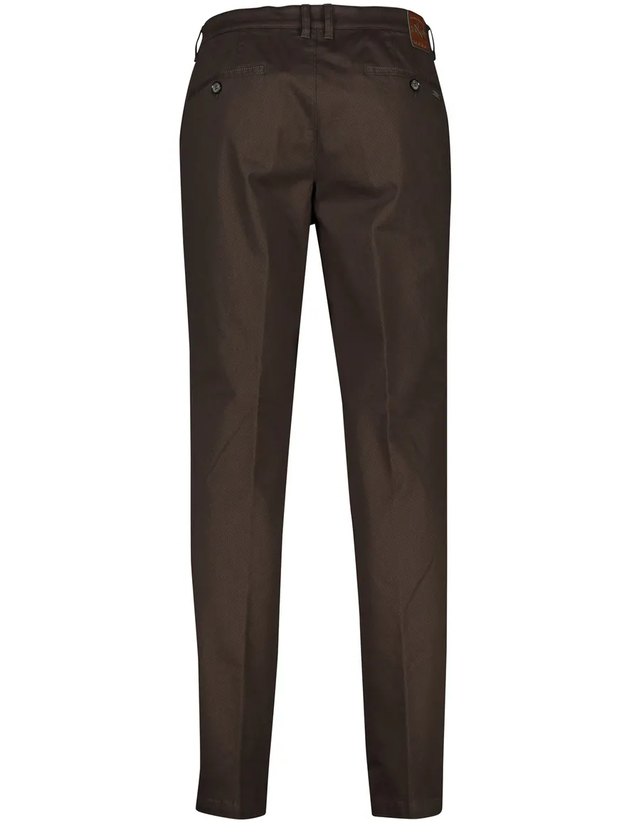 M.E.N.S. katoenen chino bruin