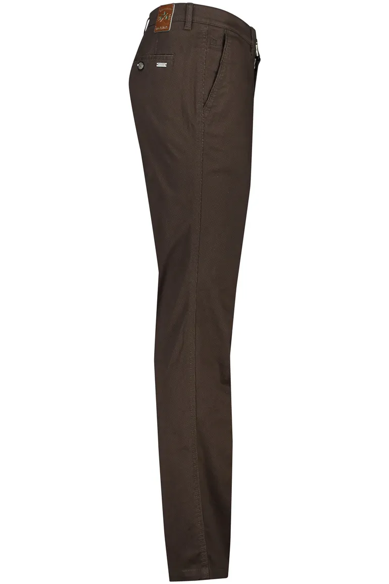 M.E.N.S. katoenen chino bruin