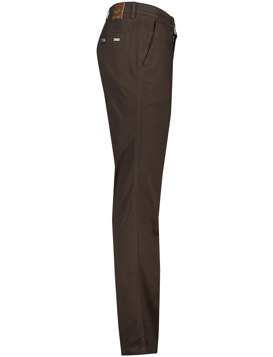 M.E.N.S. katoenen chino bruin