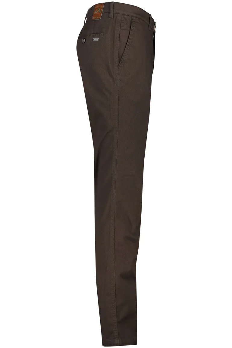 M.E.N.S. katoenen chino donkerbruin Madison u