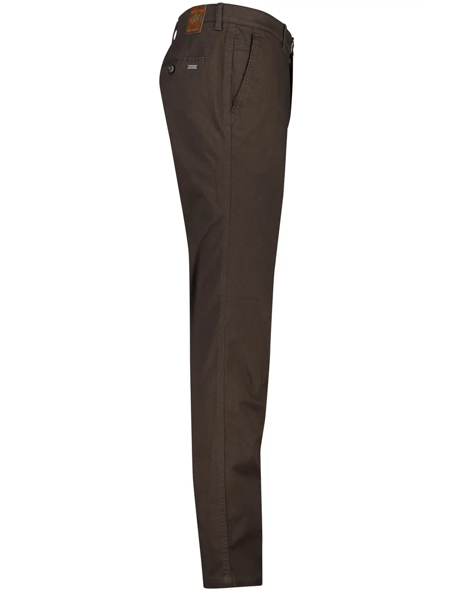 M.E.N.S. katoenen chino donkerbruin Madison u