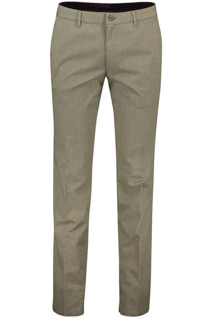 M.E.N.S. chino lichtbruin madison katoen