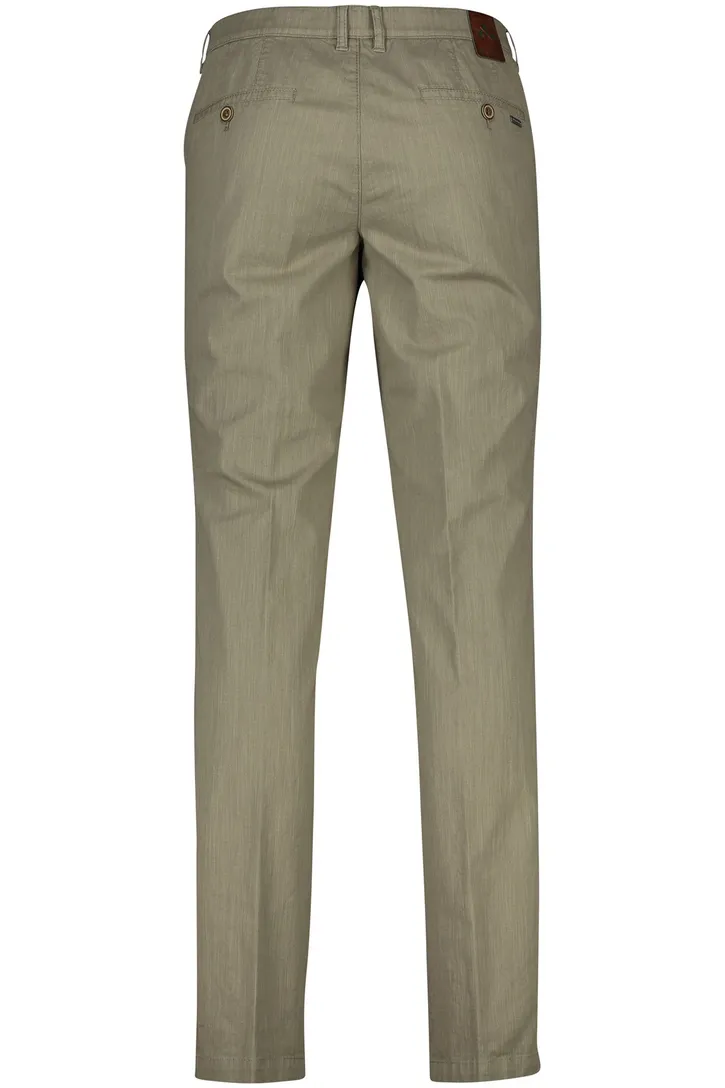 M.E.N.S. chino lichtbruin madison katoen