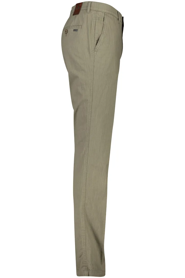 M.E.N.S. chino lichtbruin madison katoen