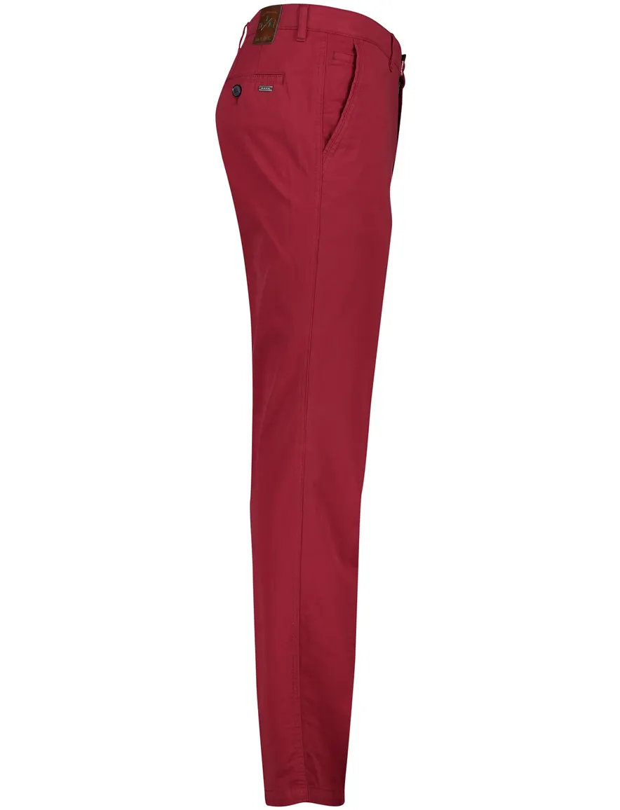 M.E.N.S. chino rood madison u katoen