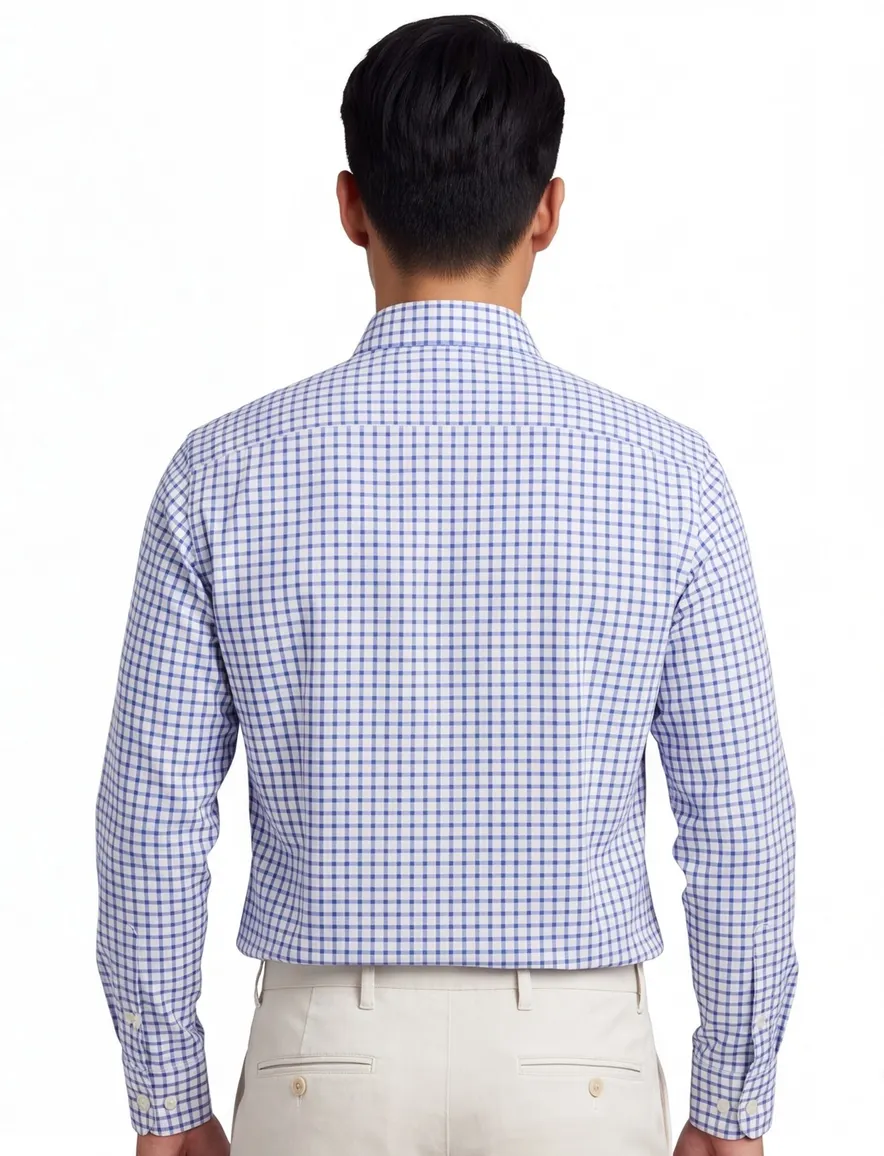 Portofino overhemd blauw