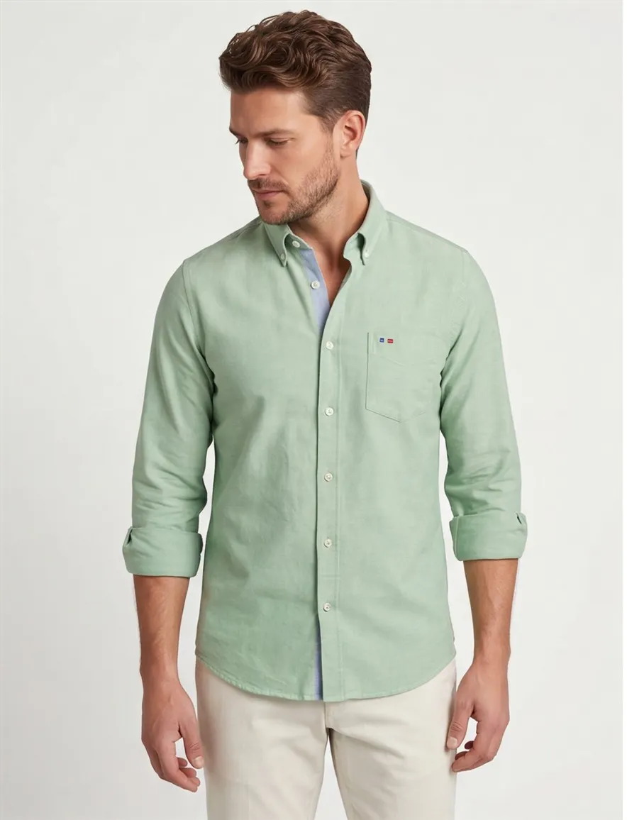 Portofino overhemd groen
