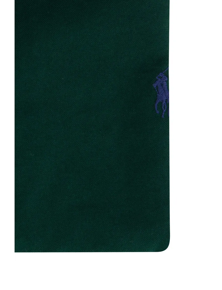 Polo Ralph Lauren casual overhemd slim fit groen effen 100% katoen