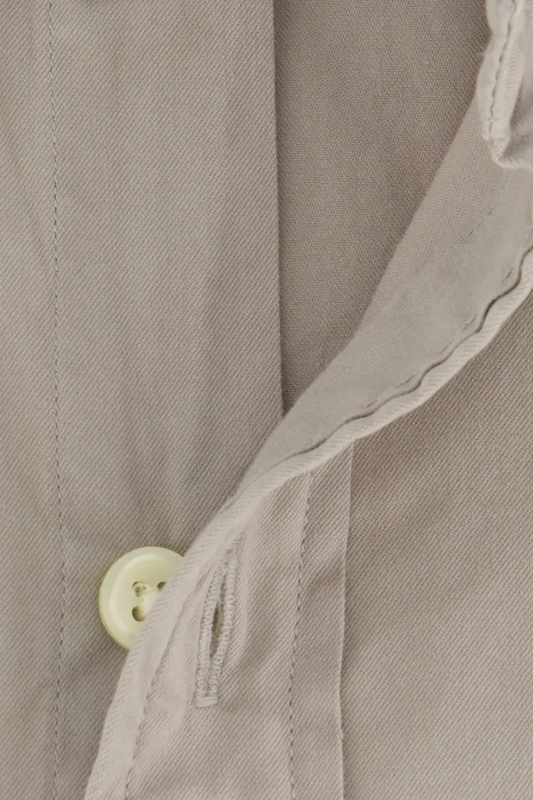 Polo Ralph Lauren slim fit overhemd grijs katoen