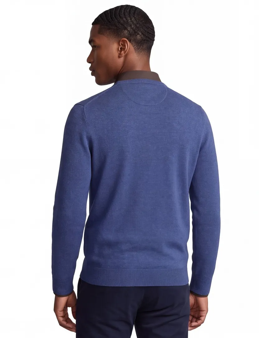 Trui Polo Ralph Lauren blauw 100% wol