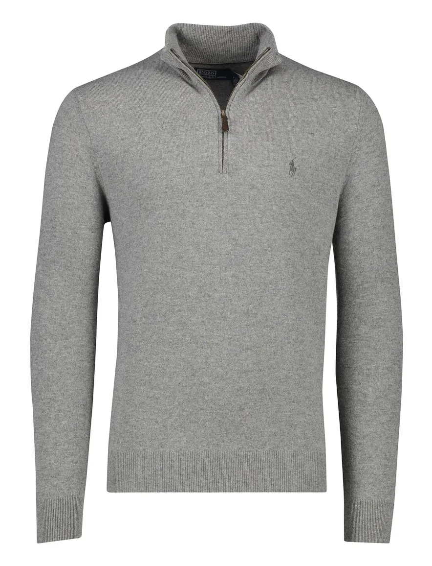 Polo Ralph Lauren trui grijs met rits