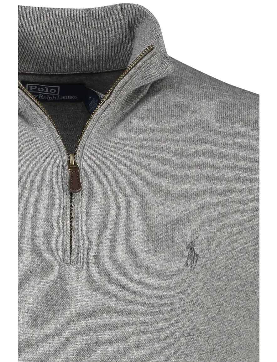 Polo Ralph Lauren trui grijs met rits