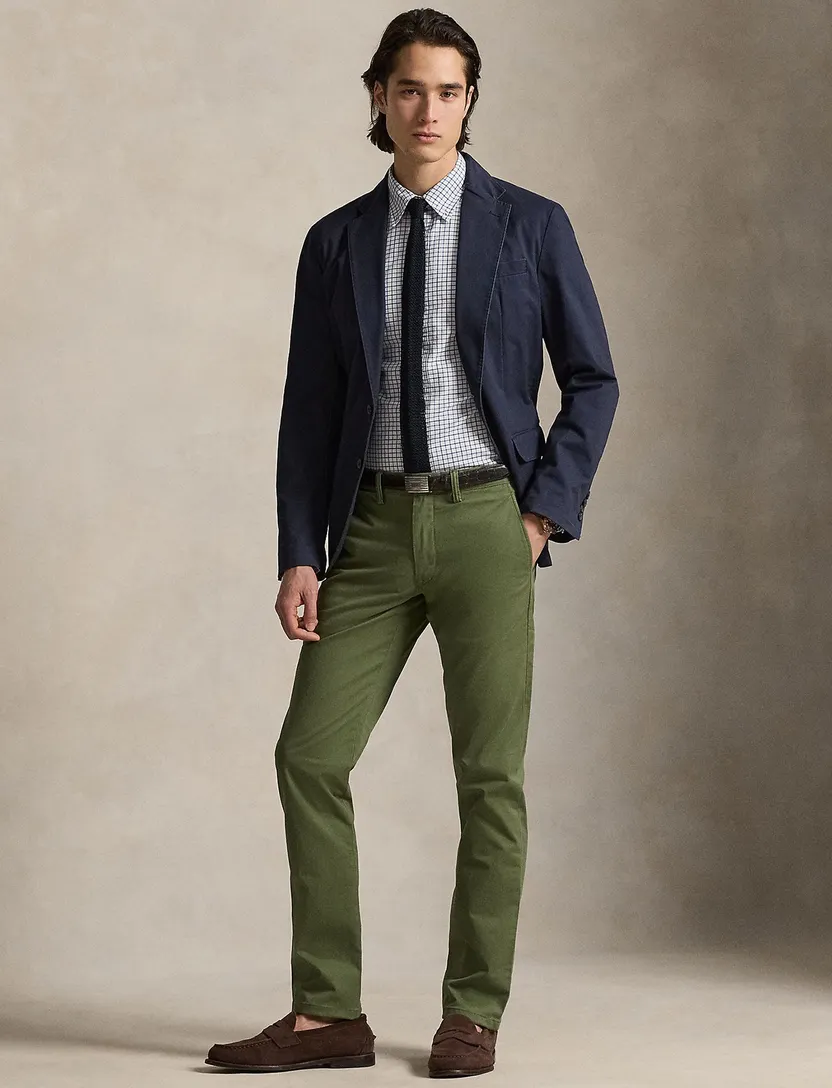 Polo Ralph Lauren Custom Fit overhemd lichtblauw geruit