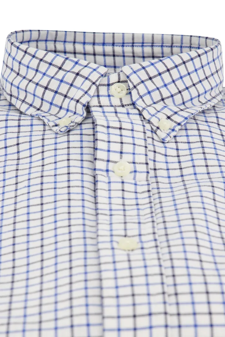 Polo Ralph Lauren casual overhemd normale fit wit geruit katoen