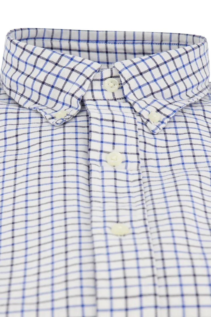 Polo Ralph Lauren Custom Fit overhemd lichtblauw geruit
