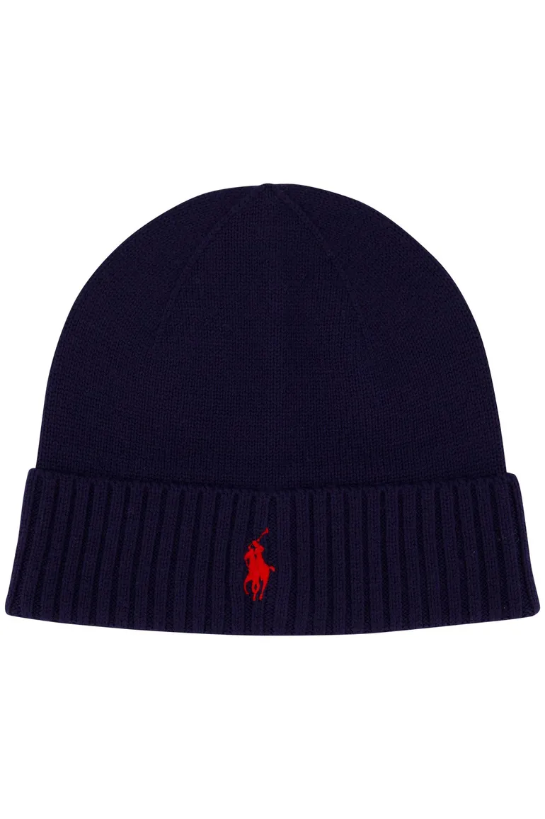 Polo Ralph Lauren muts donkerblauw effen