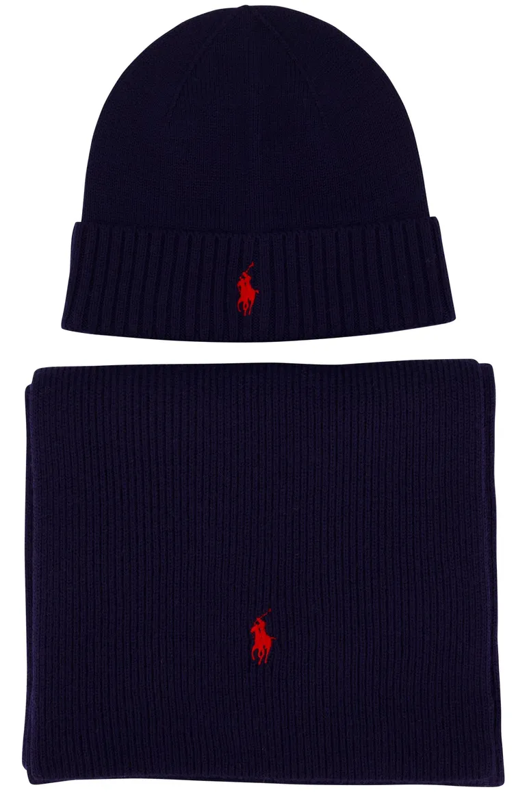 Polo Ralph Lauren muts donkerblauw effen