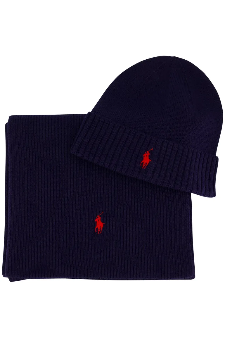 Polo Ralph Lauren muts donkerblauw effen