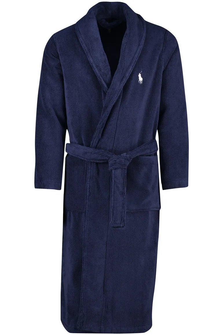 Polo Ralph Lauren badjas donkerblauw katoen