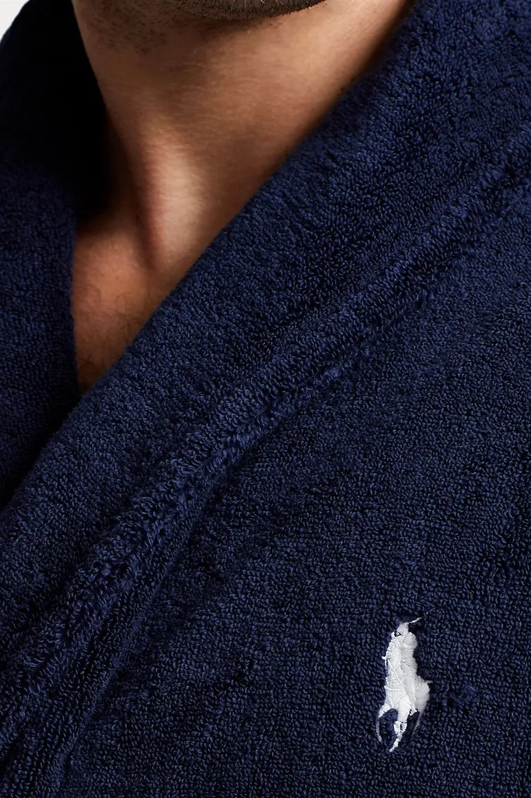 Polo Ralph Lauren badjas donkerblauw katoen