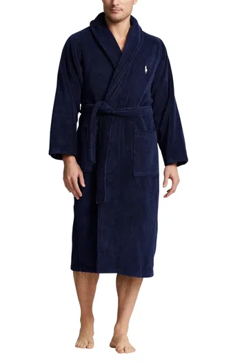 Polo Ralph Lauren Polo Ralph Lauren badjas donkerblauw katoen