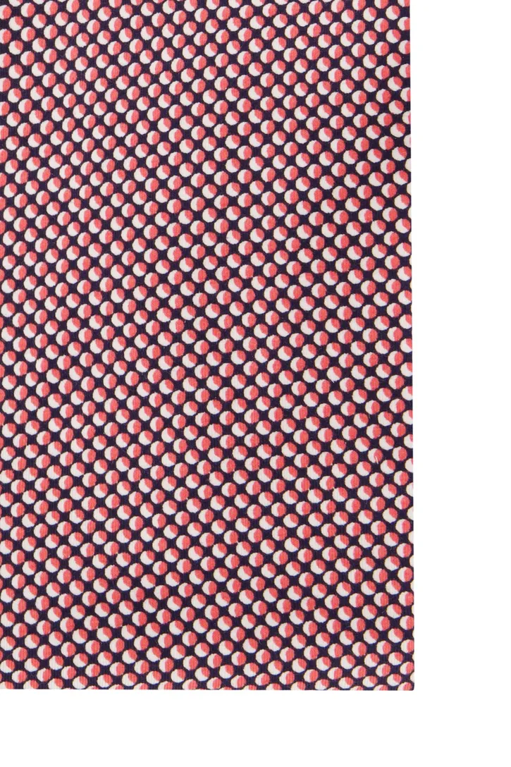 Olymp overhemd Level Five extra slim fit rood geprint katoen