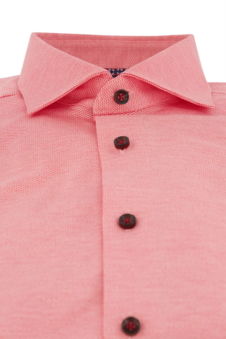 Olymp 24/7 Luxor Modern Fit normale fit roze effen katoen