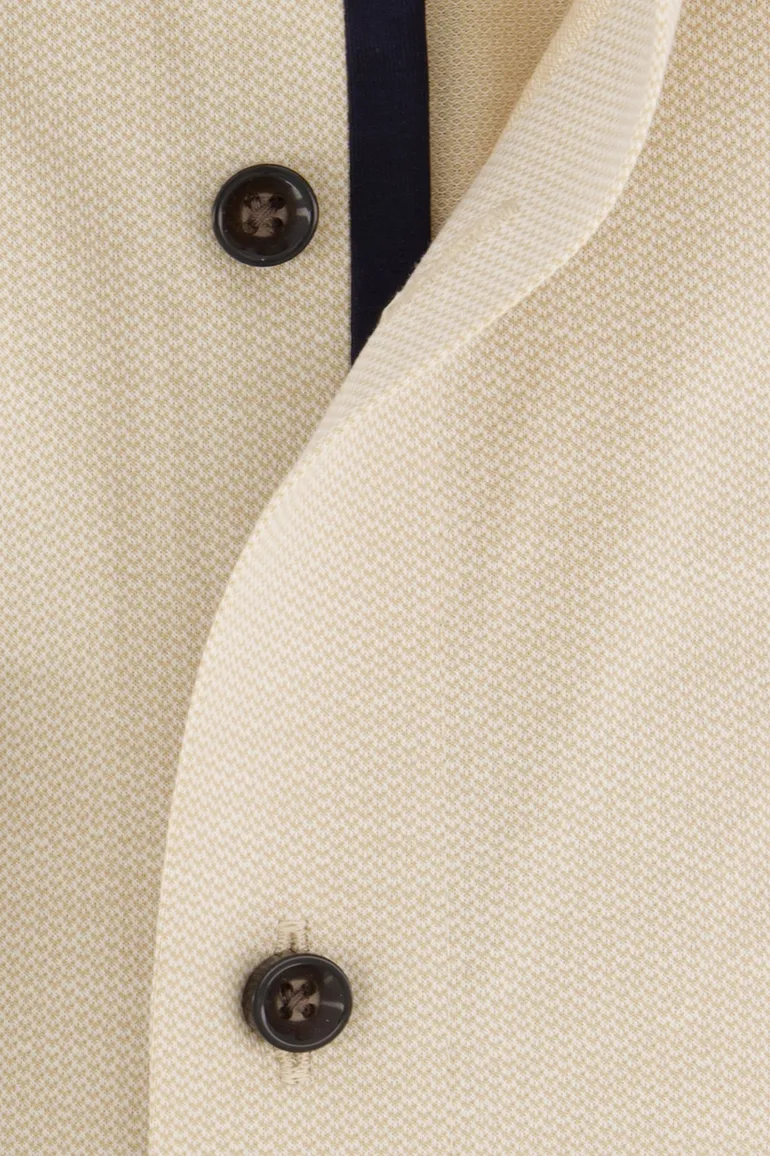 Beige overhemd Olymp Luxor 24/Seven ml 5