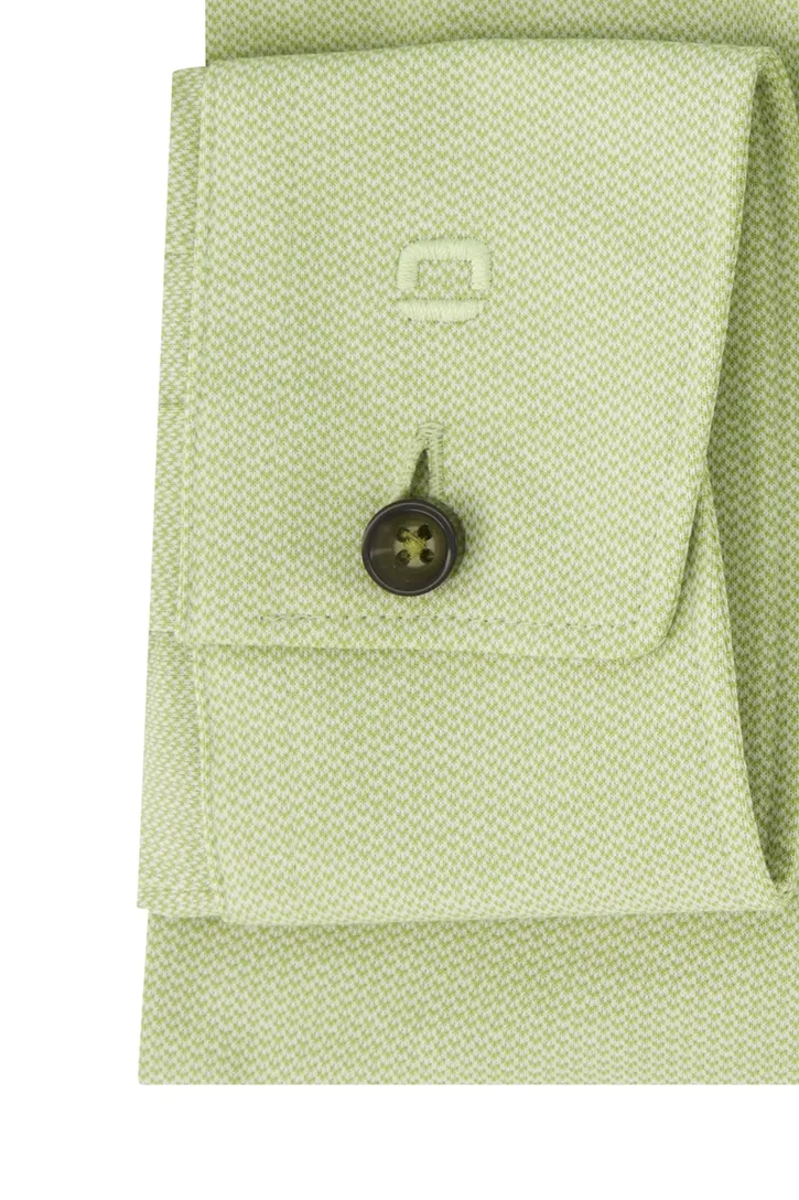 Olymp luxor overhemd groen modern fit