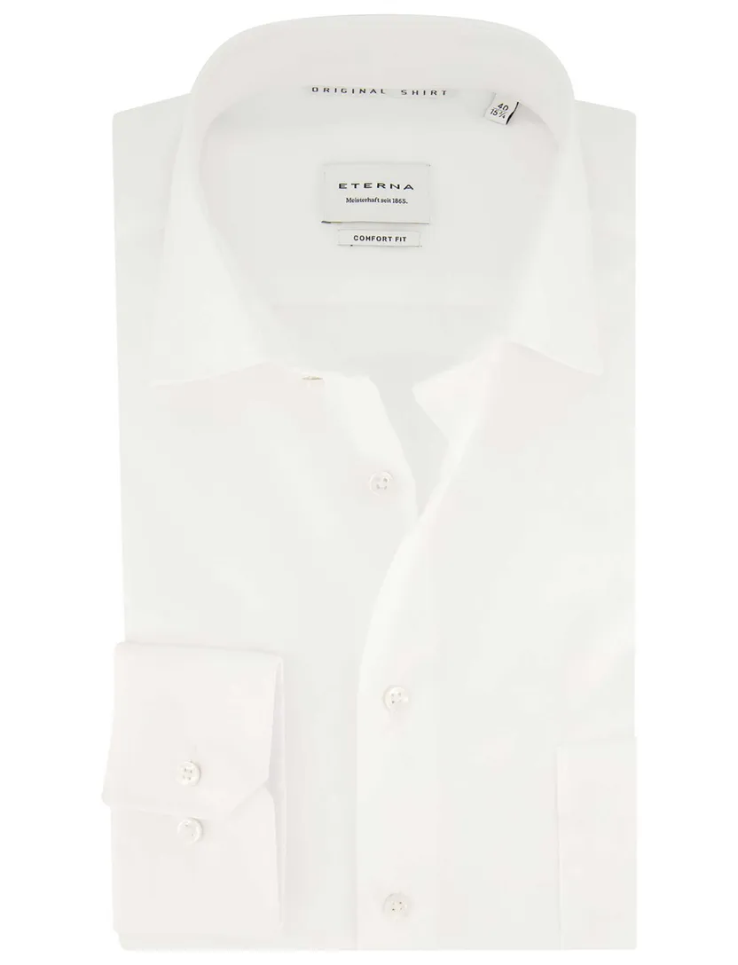 Eterna overhemd wit comfort fit