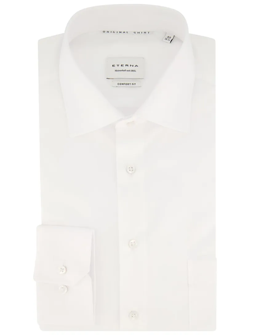Eterna overhemd wit comfort fit