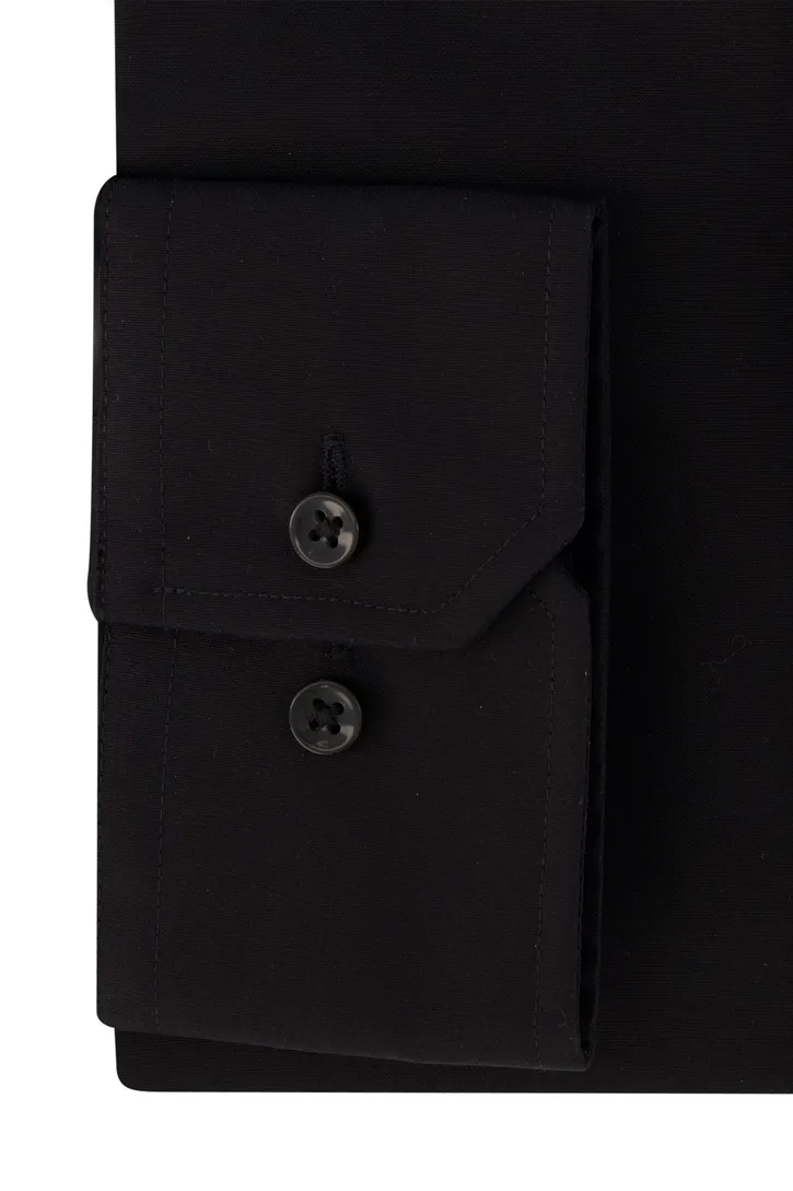 Eterna overhemd zwart comfort fit