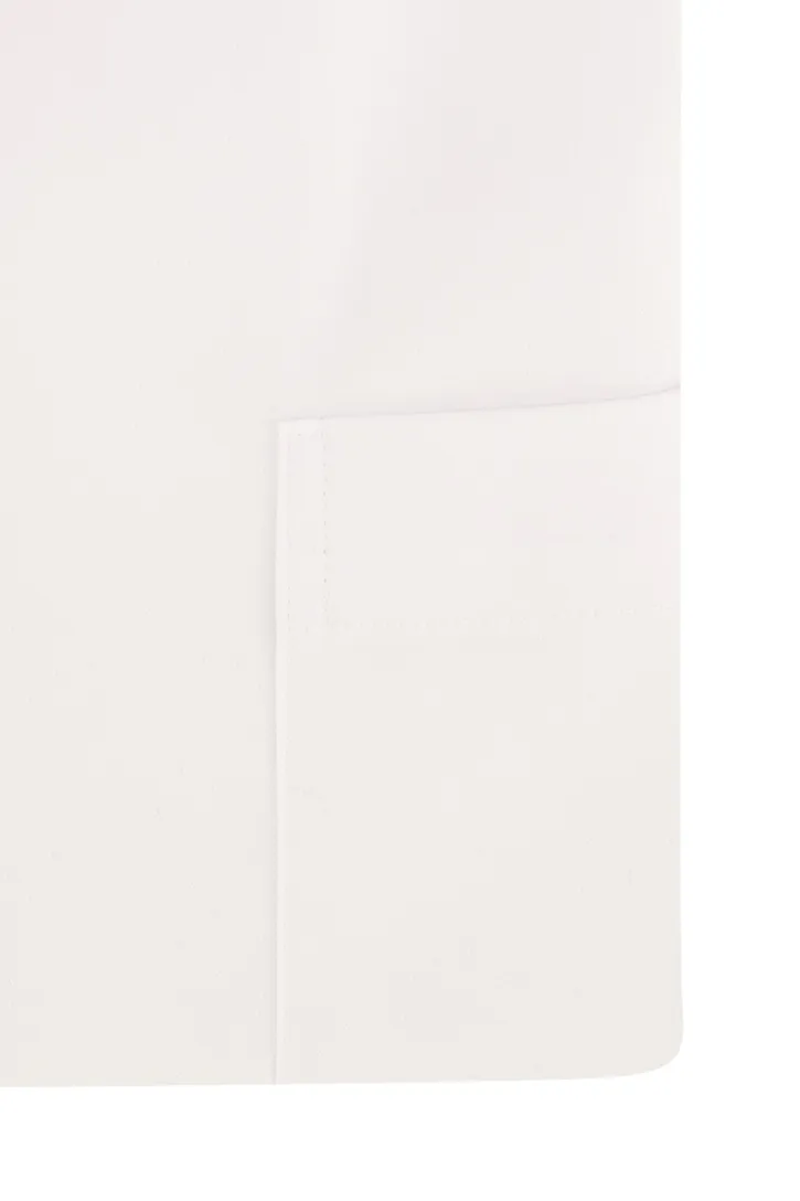Eterna katoenen overhemd strijkvrij Comfort Fit wit button-down