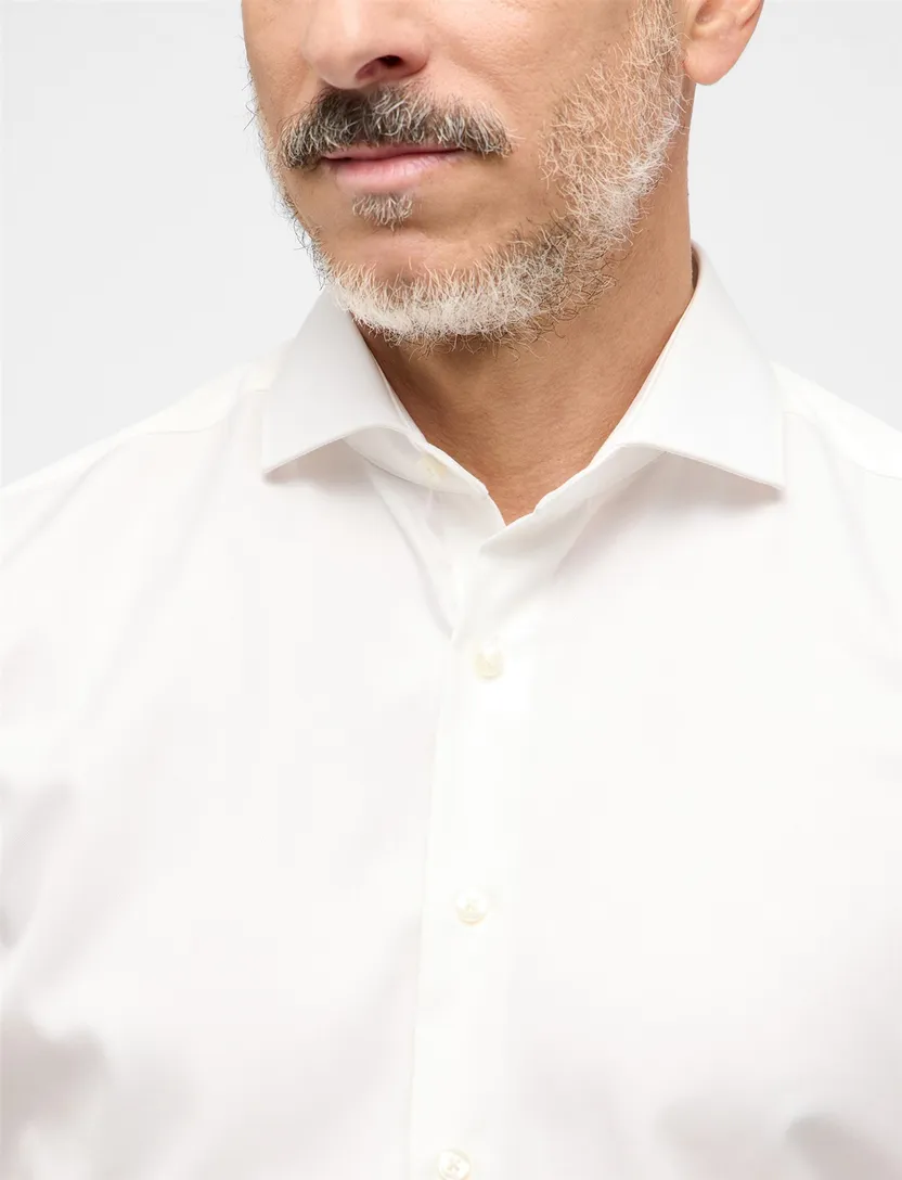 Eterna Slim Fit business overhemd wit katoen strijkvrij