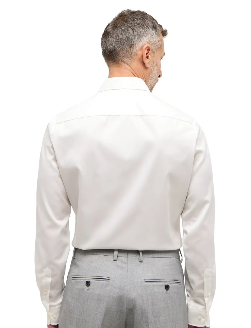 Eterna Slim Fit business overhemd wit katoen strijkvrij