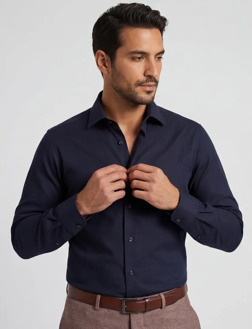 business overhemd Olymp Luxor Modern Fit zwart