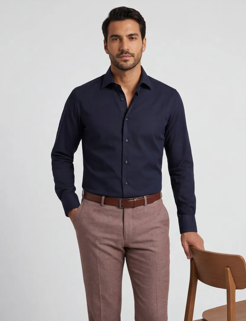 business overhemd Olymp Luxor Modern Fit zwart
