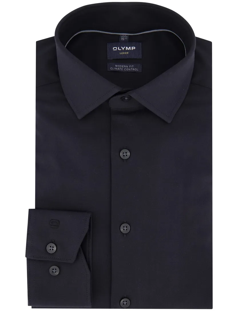 business overhemd Olymp Luxor Modern Fit zwart