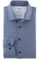 Olymp level 5 overhemd blauw geprint katoen 24/seven