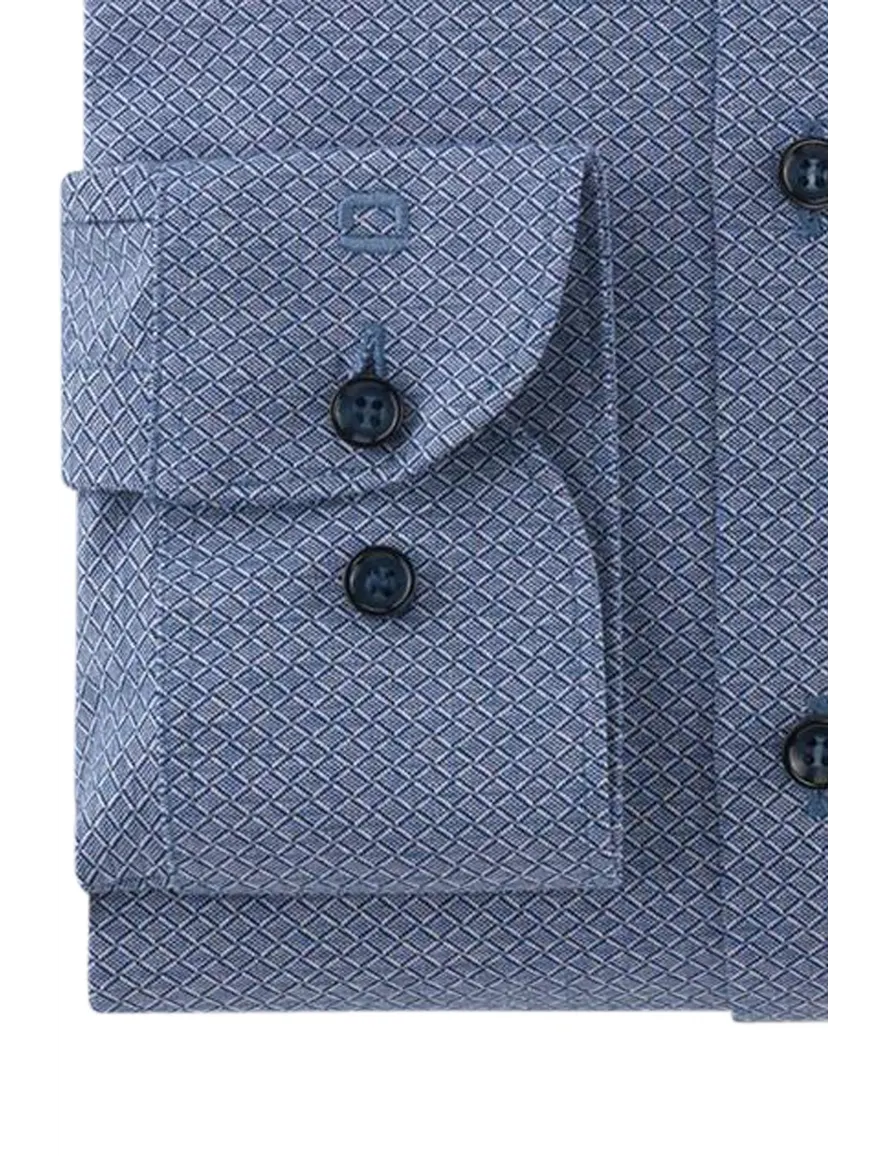 OLYMP Level Five 24/Seven blauw geprint